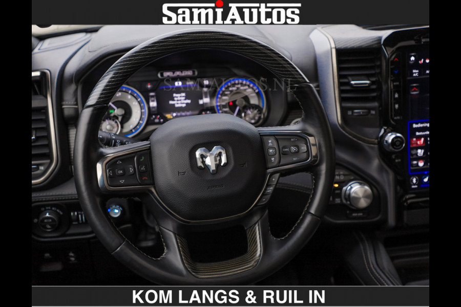Dodge Ram LIMITED 5.7 V8 HEMI | TOP STAAT | BOM VOL | HUD | LUCHTVERING | STRIPING | BREDE WIELEN | OPEN UITLAAT KLEP | ADAPTIVE | PANO |  CREW CAB | DUBBELE CABINE | 5 PERSOONS |