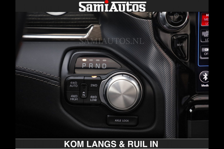 Dodge Ram LIMITED 5.7 V8 HEMI | TOP STAAT | BOM VOL | HUD | LUCHTVERING | STRIPING | BREDE WIELEN | OPEN UITLAAT KLEP | ADAPTIVE | PANO |  CREW CAB | DUBBELE CABINE | 5 PERSOONS |