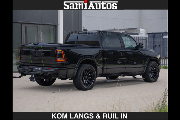 Dodge Ram LIMITED 5.7 V8 HEMI | TOP STAAT | BOM VOL | HUD | LUCHTVERING | STRIPING | BREDE WIELEN | OPEN UITLAAT KLEP | ADAPTIVE | PANO |  CREW CAB | DUBBELE CABINE | 5 PERSOONS |
