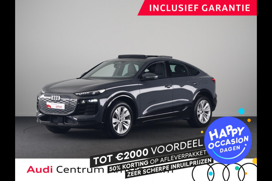 Audi Q6 Sportback e-tron Advanced edition 83 kWh 252 pk | Private lease vanaf € 998,- per maand | Verlengde garantie | Navigatie | Warmtepomp | Panoramadak | Parkeersensoren (Park assist) | Rondomzicht camera | Stoelverwarming v/a |