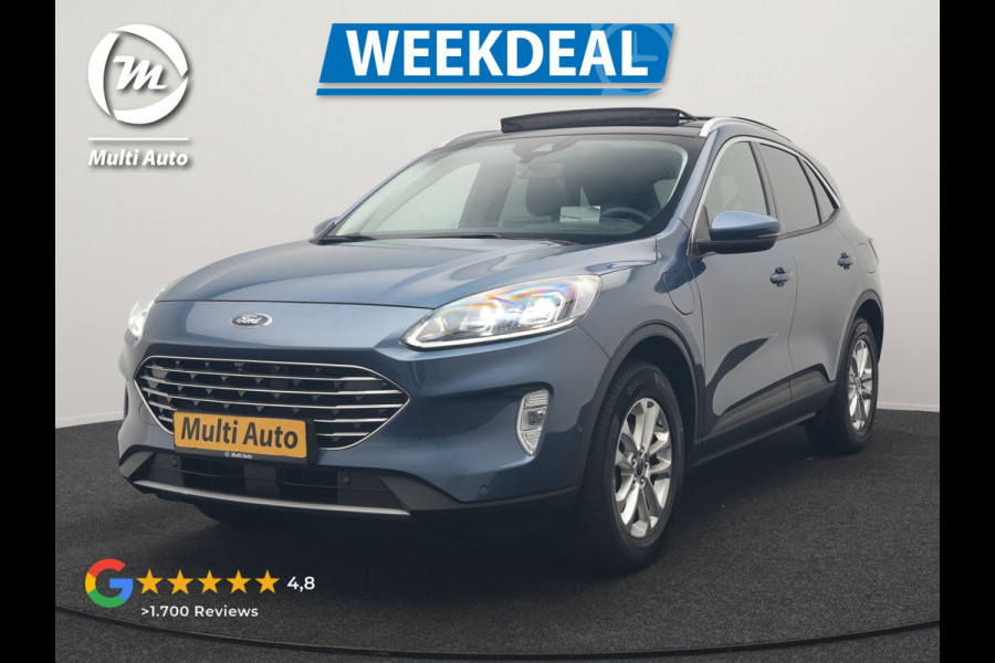 Ford Kuga 2.5 Titanium X PHEV 225pk Dealer O.H. | Panodak | Adaptive Cruise | 360 Camera | Blis | Bang & Olufsen | Head Up | Sportstoelen Verwarmd | Pilot Assist | Keyless | Apple Carplay | Navigatie | Virtual | DAB | Plug In Hybrid |