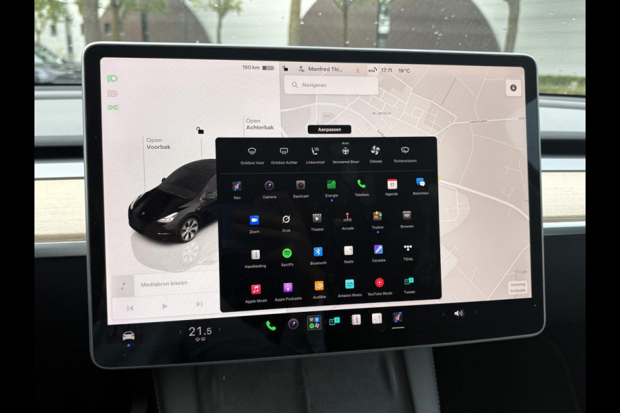 Tesla Model Y Long Range AWD 75 kWh VAN:40.900,- VOOR:37.440,- UW HERFSTVOORDEEL:3.460,- | SOH 94% | RIJKLAAR GELEVERD | AFNEEMBARE TREKHAAK |TESLA FABRIEKSGARANTIE TOT 06-2027 OF 80.000 KM | TESLA GARANTIE ACCU + AANDRIJFLIJN T/M 06-2031 OF 192.000 KM