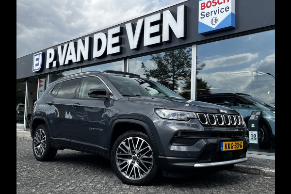 Jeep Compass 1.3T Limited 150pk/110Kw DDCT Automaat | Panodak | Adapt. Cruise | Carplay/Android Auto | Keyless |