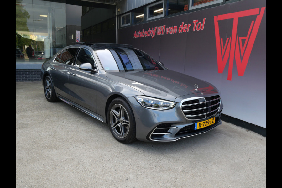 Mercedes-Benz S-Klasse 580e LANG | AMG | PANO | SOFTCLOSE | NL-AUTO | MASSAGE | 3D DISPLAY | LUCHTVERING!!