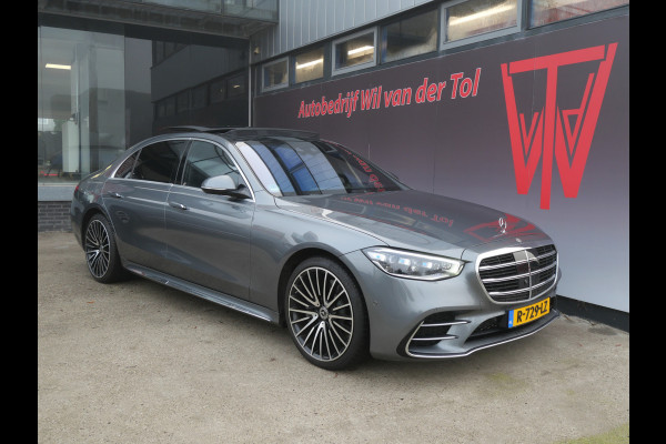 Mercedes-Benz S-Klasse 580e LANG | AMG | PANO | SOFTCLOSE | NL-AUTO | MASSAGE | 3D DISPLAY | LUCHTVERING!!