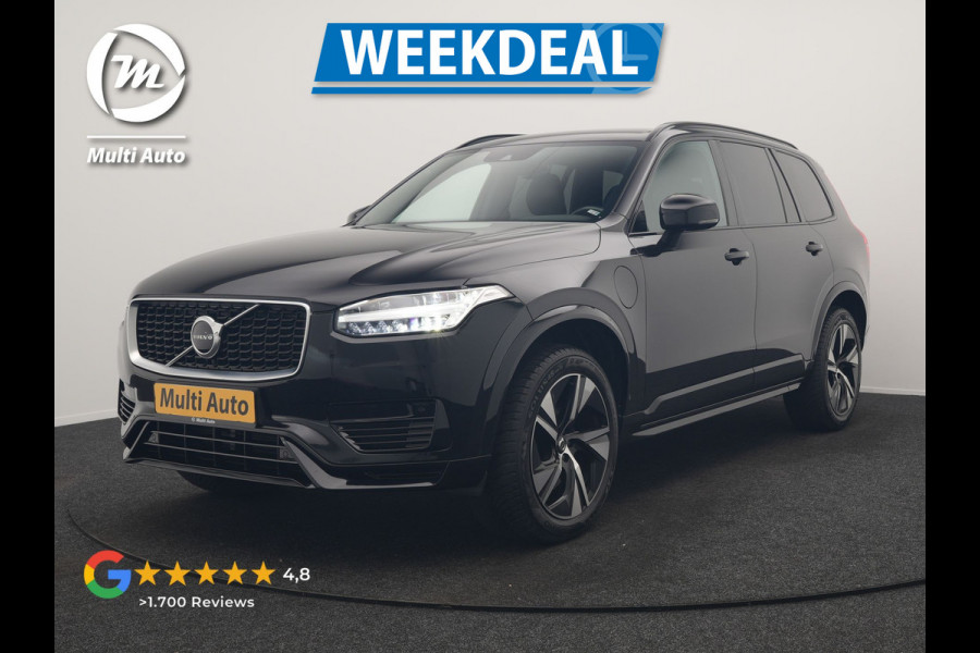 Volvo XC90 T8 Twin Engine AWD R-Design 7 Persoons PHEV 394pk Dealer O.H | Trekhaak Af Fabriek | Adaptive Cruise | Harman / Kardon | Lederen Sportstoelen Memory & Verwarmd | Apple Carplay | Navigatie | Virtual | DAB | 20"L.M | Plug In Hybrid |