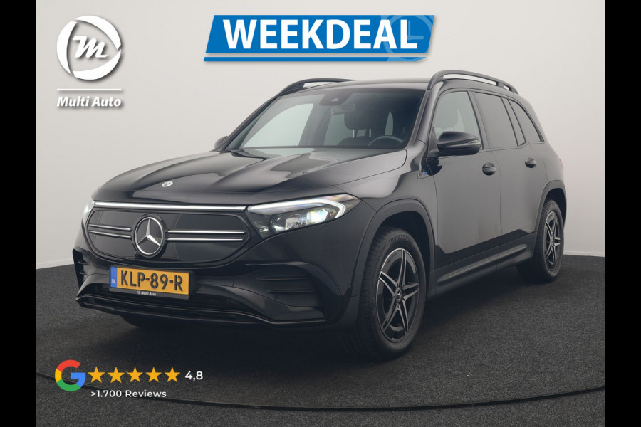 Mercedes-Benz EQB 300 4MATIC AMG Line 69,7 kWh 228pk Dealer O.H. | Camera | MBUX Widescreen Navi | Alcantara Sportstoelen Verwarmd | Sfeerverlichting | Night Pakket | Cruise Control | Virtual | DAB |