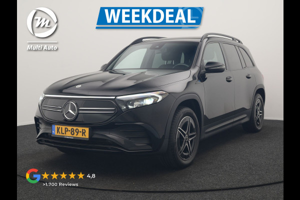 Mercedes-Benz EQB 300 4MATIC AMG Line 69,7 kWh 228pk Dealer O.H. | Camera | MBUX Widescreen Navi | Alcantara Sportstoelen Verwarmd | Sfeerverlichting | Night Pakket | Cruise Control | Virtual | DAB |