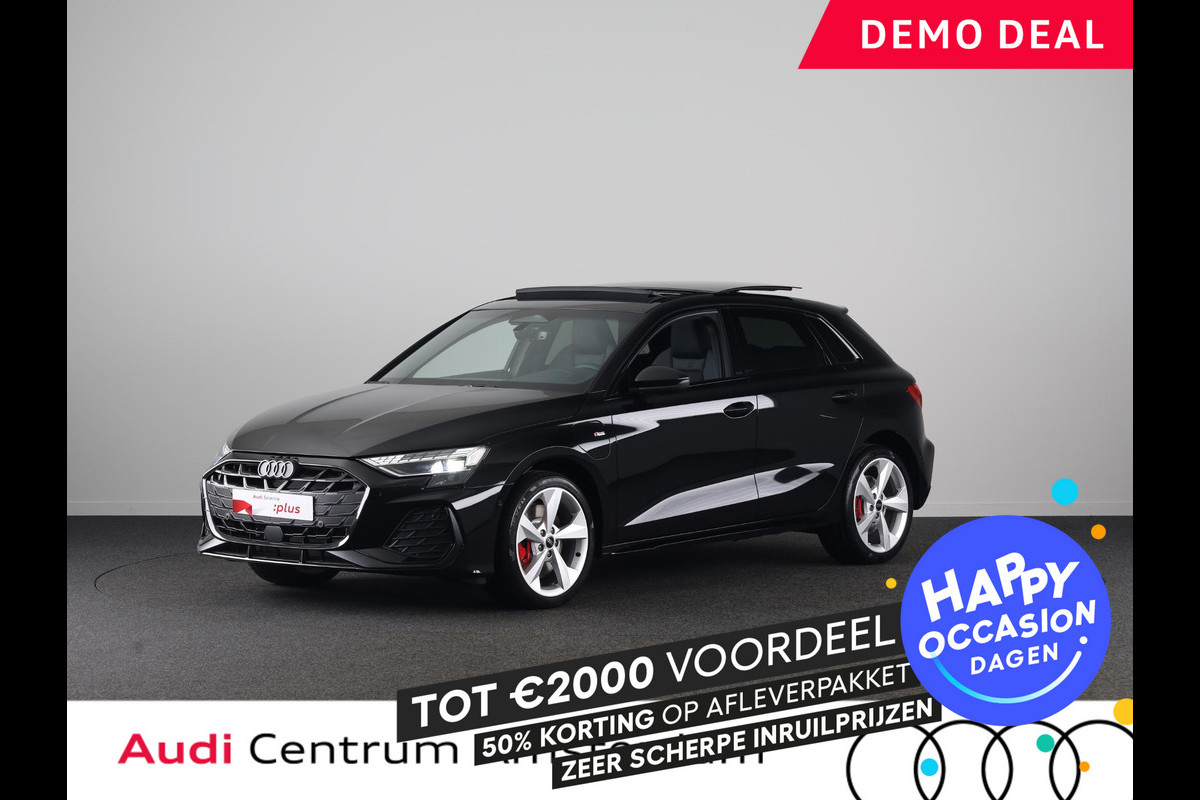 Audi A3 Sportback 45 TFSI e S edition Competition 272pk | Private Lease € 916,00 per maand* | Panoramadak | Sonos 3D | Ambient light | Parkeercamere | Adaptieve cruise controle