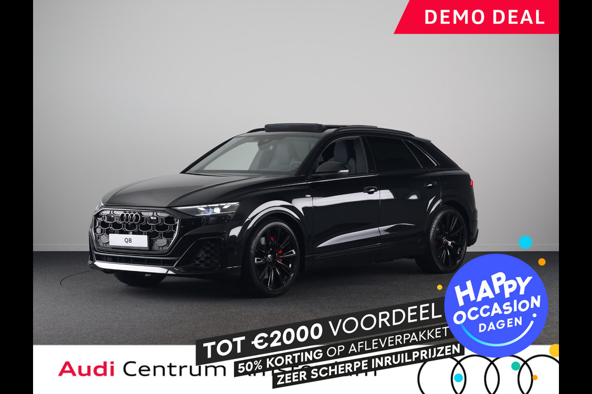 Audi Q8 Pro Line S 55 TFSI e 394 pk | Bang & Olufsen Premium 3D | Glazen panoramadak | Vierwielbesturing | Assistentie. plus, remote park |