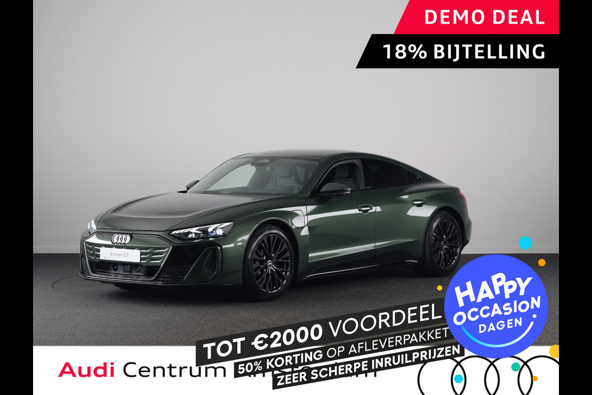Audi e-tron GT e-tron GT 504pk | B&O | Lederen bekleding | Elektrische verstelbare voorstoelen met geheugen | Panoramadak | Audi Exclusive kleur