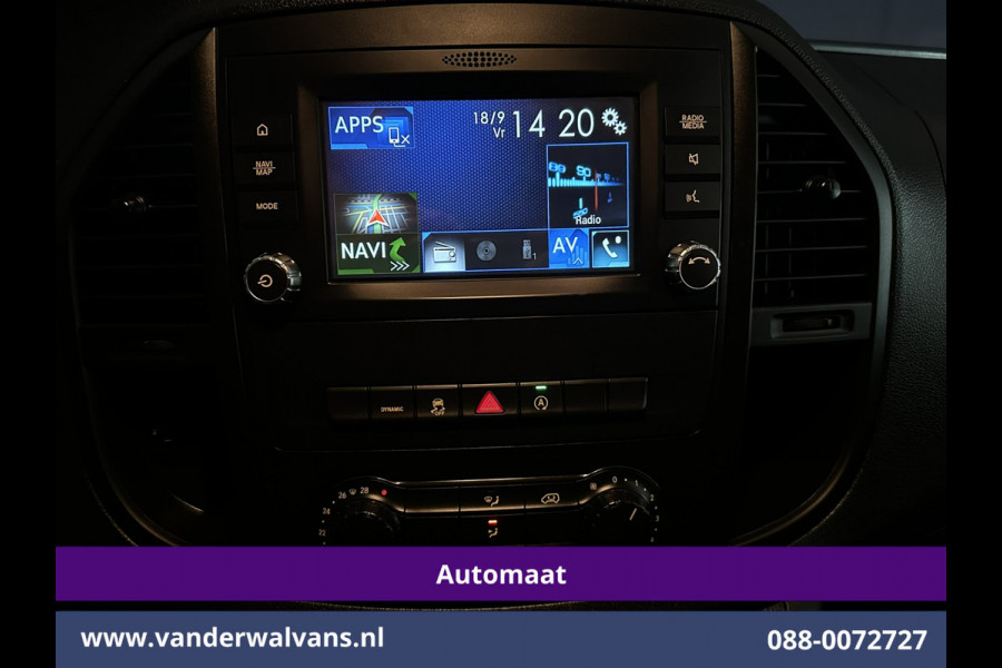 Mercedes-Benz Vito 116 CDI 164pk Automaat L2H1 Inrichting Euro6 Airco | Camera | Navigatie | Cruisecontrol Stoelverwarming, Parkeersensoren