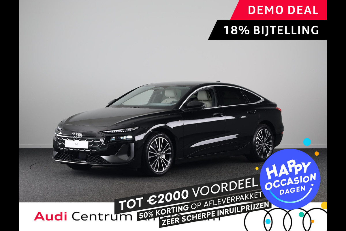 Audi A6 Sportback e-tron Advanced edition 100kWh performance 367pk | Private Lease vanaf € 1.042,- per maand | Winterpakket | Beige leder interieur | Privacy glass | Tech pro | MMI Bijrijdersscherm