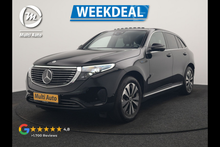 Mercedes-Benz EQC 400 4MATIC 85 kWh 408pk Dealer O.H SOH 96.1% | Panodak | Adaptive Cruise | 360 Camera | Lederen Sportstoelen Massage & Verwarmd | Multibeam LED | MBUX Widescreen Navi | Keyless | Sfeerverlichting | BLIS | Apple Carplay | Virtual | DAB | 19"L.M |