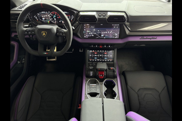 Lamborghini Urus 4.0 V8 SE 800 PK ALLE OPTIES/CARBON /AD PERSONAM/ VIOLA MITHRAS/ PANO / MASSAGE phev . Viola Mithras