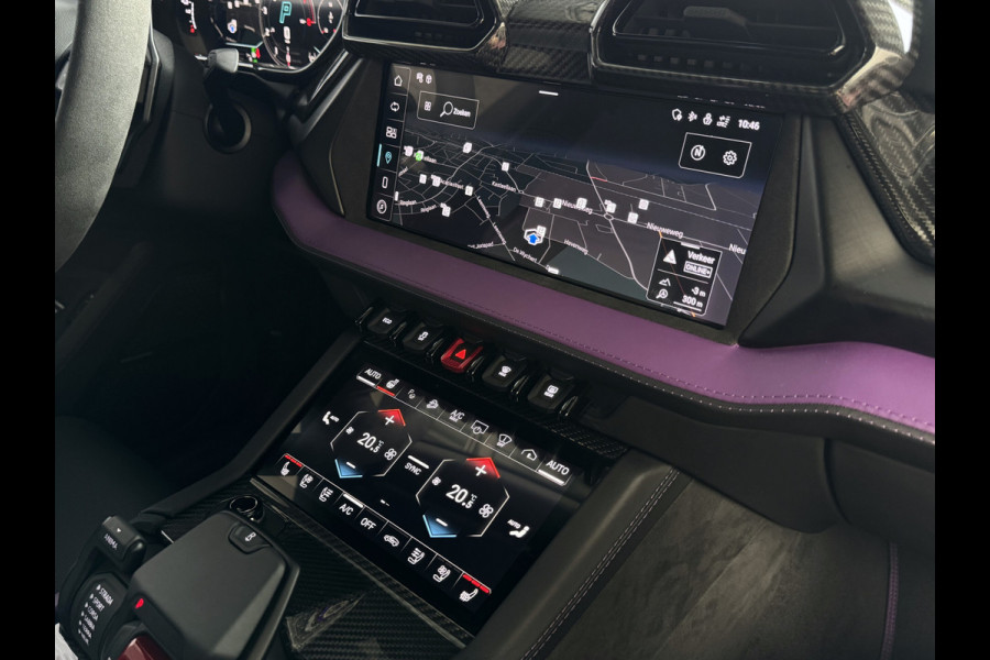 Lamborghini Urus 4.0 V8 SE 800 PK ALLE OPTIES/CARBON /AD PERSONAM/ VIOLA MITHRAS/ PANO / MASSAGE phev . Viola Mithras