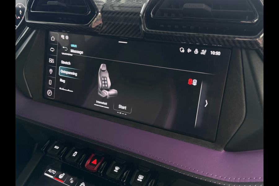 Lamborghini Urus 4.0 V8 SE 800 PK ALLE OPTIES/CARBON /AD PERSONAM/ VIOLA MITHRAS/ PANO / MASSAGE phev . Viola Mithras