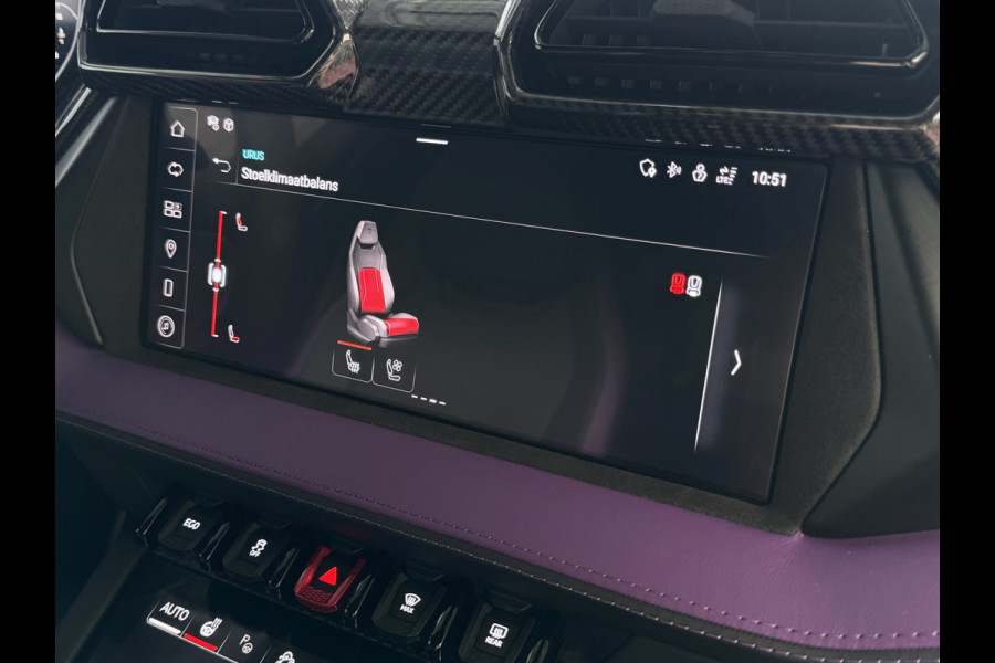 Lamborghini Urus 4.0 V8 SE 800 PK ALLE OPTIES/CARBON /AD PERSONAM/ VIOLA MITHRAS/ PANO / MASSAGE phev . Viola Mithras