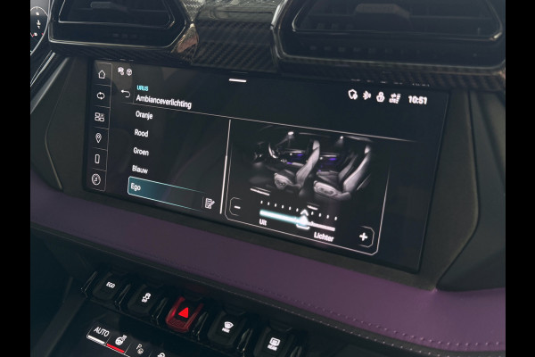 Lamborghini Urus 4.0 V8 SE 800 PK ALLE OPTIES/CARBON /AD PERSONAM/ VIOLA MITHRAS/ PANO / MASSAGE phev . Viola Mithras