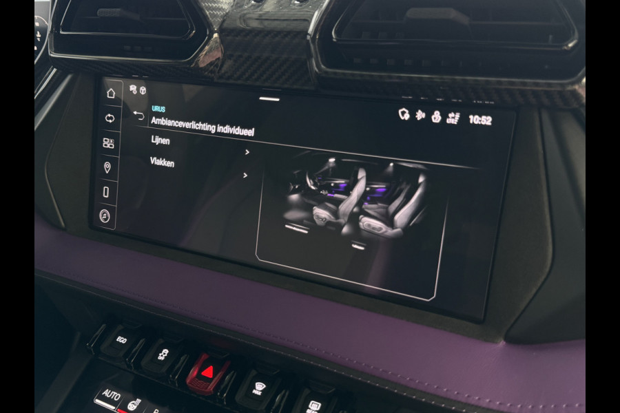 Lamborghini Urus 4.0 V8 SE 800 PK ALLE OPTIES/CARBON /AD PERSONAM/ VIOLA MITHRAS/ PANO / MASSAGE phev . Viola Mithras