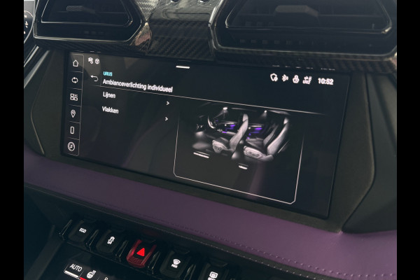 Lamborghini Urus 4.0 V8 SE 800 PK ALLE OPTIES/CARBON /AD PERSONAM/ VIOLA MITHRAS/ PANO / MASSAGE phev . Viola Mithras