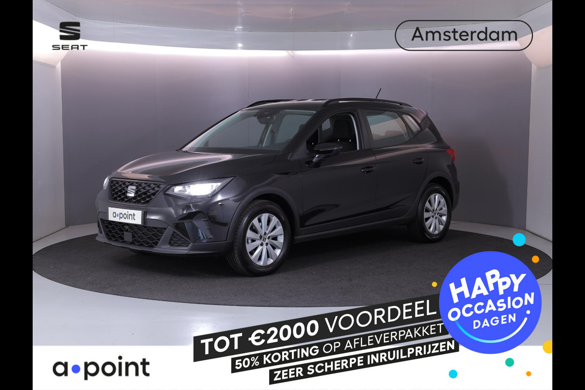 Seat Arona 1.0 EcoTSI Style 95 pk | Verlengde garantie | Navigatie via App | Parkeersensoren achter | Autom. airco | Apple Carplay/Android Auto |