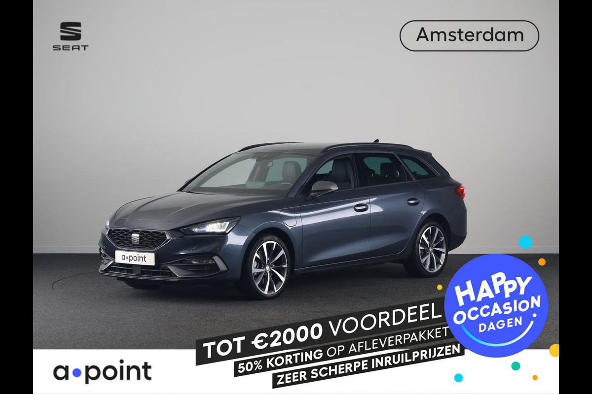 Seat Leon Sportstourer 1.5 TSI e-Hybrid FR PHEV First Edition 204pk | Verlengde garantie | Navigatie | Parkeersensoren | Achteruitrijcamera | Adaptieve cruise control |