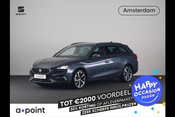 Seat Leon Sportstourer 1.5 TSI e-Hybrid FR PHEV First Edition 204pk | Verlengde garantie | Navigatie | Parkeersensoren | Achteruitrijcamera | Adaptieve cruise control |