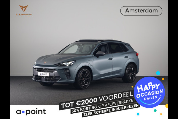 CUPRA Terramar 1.5 TSI e-Hybrid VZ America s CUP 272 pk Automaat | Navigatie | Panoramadak | Trekhaak (wegklapbaar) | Parkeersensoren (Park assist) | Rondomzicht camera | Lederen bekleding | Stoelverwarming |