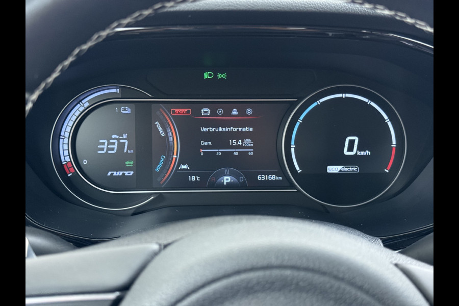 Kia e-Niro DynamicLine 64kWh 204PK Warmtepomp SOH 98% Camera Adap.Cruise Stoel+Stuurverwarming Navi Ecc Apple Carplay Android Auto Pdc Isofix Lane Assist VESS Regen-Lichtsensor 1e Eigenaar Origineel Nederlandse Auto