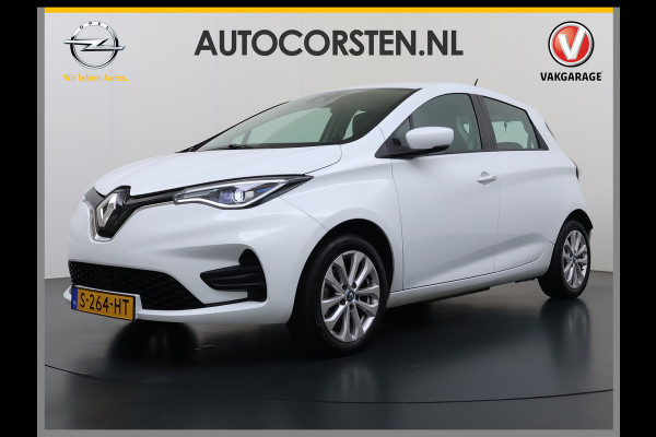 Renault ZOE 52kWh SOH 90% Incl. Accu Warmtepomp Stuur+Stoelverwarming Navi Keyless Apple Carplay/Android Auto Cruise Control Pdc R110 Life Regen-Lichtsensor Lane Assist Lmv 16" Led Isofix Facelift