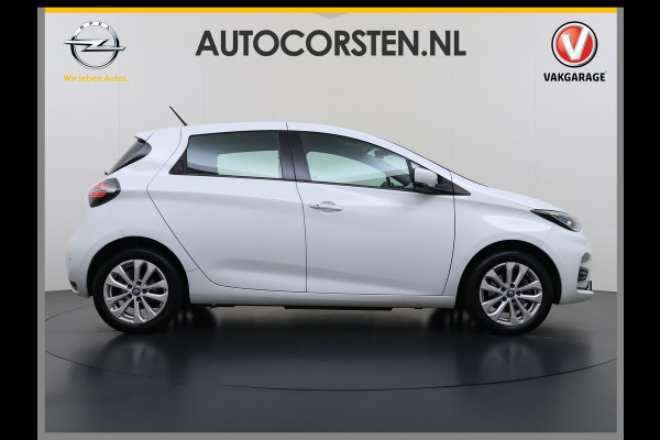Renault ZOE 52kWh SOH 90% Incl. Accu Warmtepomp Stuur+Stoelverwarming Navi Keyless Apple Carplay/Android Auto Cruise Control Pdc R110 Life Regen-Lichtsensor Lane Assist Lmv 16" Led Isofix Facelift