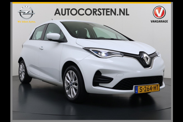 Renault ZOE 52kWh SOH 90% Incl. Accu Warmtepomp Stuur+Stoelverwarming Navi Keyless Apple Carplay/Android Auto Cruise Control Pdc R110 Life Regen-Lichtsensor Lane Assist Lmv 16" Led Isofix Facelift
