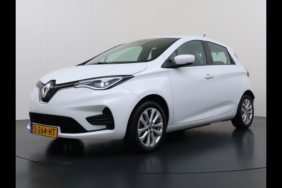 Renault ZOE 52kWh SOH 90% Incl. Accu Warmtepomp Stuur+Stoelverwarming Navi Keyless Apple Carplay/Android Auto Cruise Control Pdc R110 Life Regen-Lichtsensor Lane Assist Lmv 16" Led Isofix Facelift