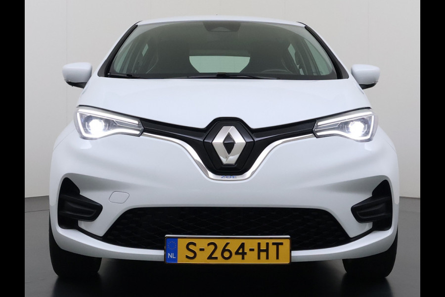 Renault ZOE 52kWh SOH 90% Incl. Accu Warmtepomp Stuur+Stoelverwarming Navi Keyless Apple Carplay/Android Auto Cruise Control Pdc R110 Life Regen-Lichtsensor Lane Assist Lmv 16" Led Isofix Facelift