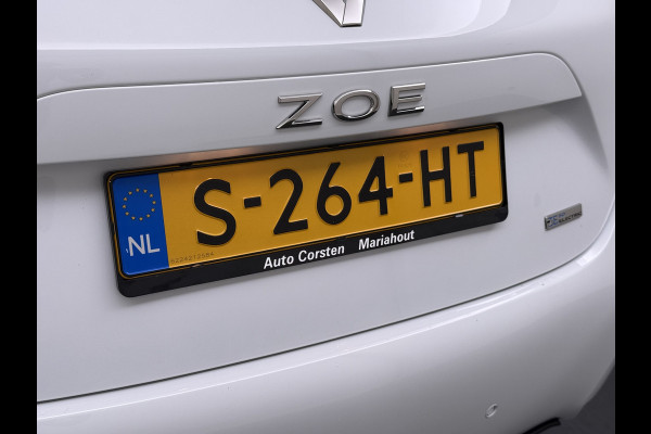 Renault ZOE 52kWh SOH 90% Incl. Accu Warmtepomp Stuur+Stoelverwarming Navi Keyless Apple Carplay/Android Auto Cruise Control Pdc R110 Life Regen-Lichtsensor Lane Assist Lmv 16" Led Isofix Facelift