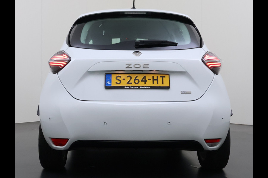 Renault ZOE 52kWh SOH 90% Incl. Accu Warmtepomp Stuur+Stoelverwarming Navi Keyless Apple Carplay/Android Auto Cruise Control Pdc R110 Life Regen-Lichtsensor Lane Assist Lmv 16" Led Isofix Facelift