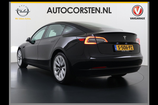 Tesla Model 3 RWD 60kWh Warmtepomp LFP-Accu SOH 91% Traffic Aware Cruise Control+Autom.Sturen Camera's Navi Ecc Stoel+Stuurverwarming Elek.Ach Lmv 19" AMD Ryzen™ Elek.Stoelen+Memory Isofix Regen-Lichtsensor 1e Eigenaar Origineel Nederlandse Auto