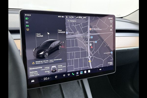 Tesla Model 3 RWD 60kWh Warmtepomp LFP-Accu SOH 91% Traffic Aware Cruise Control+Autom.Sturen Camera's Navi Ecc Stoel+Stuurverwarming Elek.Ach Lmv 19" AMD Ryzen™ Elek.Stoelen+Memory Isofix Regen-Lichtsensor 1e Eigenaar Origineel Nederlandse Auto
