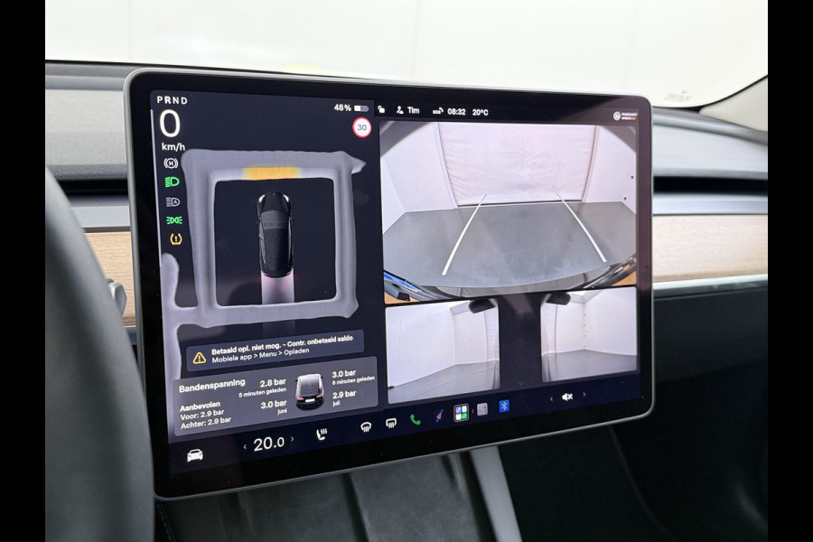 Tesla Model 3 RWD 60kWh Warmtepomp LFP-Accu SOH 91% Traffic Aware Cruise Control+Autom.Sturen Camera's Navi Ecc Stoel+Stuurverwarming Elek.Ach Lmv 19" AMD Ryzen™ Elek.Stoelen+Memory Isofix Regen-Lichtsensor 1e Eigenaar Origineel Nederlandse Auto