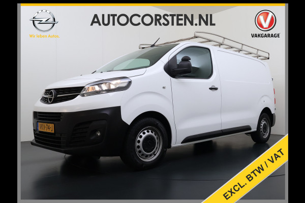 Opel Vivaro 2.0CDTI 123PK Euro 6 L2H1 3-Persoons Imperiaal Trekhaak 360°Camera Navi Apple Carplay Android Auto Airco Cruise Control Betonplex Vloer Kasteninbouw Wandbetimmering 2.500KG Trekgewicht 1e Eigenaar