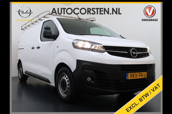 Opel Vivaro 2.0CDTI 123PK Euro 6 L2H1 3-Persoons Imperiaal Trekhaak 360°Camera Navi Apple Carplay Android Auto Airco Cruise Control Betonplex Vloer Kasteninbouw Wandbetimmering 2.500KG Trekgewicht 1e Eigenaar
