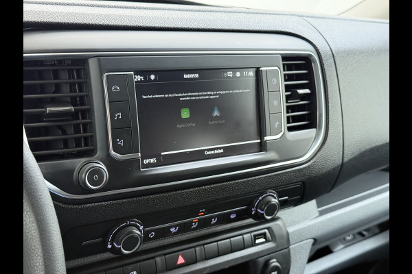 Opel Vivaro 2.0CDTI 123PK Euro 6 L2H1 3-Persoons Imperiaal Trekhaak 360°Camera Navi Apple Carplay Android Auto Airco Cruise Control Betonplex Vloer Kasteninbouw Wandbetimmering 2.500KG Trekgewicht 1e Eigenaar