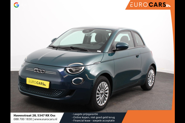 Fiat 500E Berline 42 kWh Automaat Climate control Cruise control Achteruitrijcamera Led Navigatie Apple Carplay/ Android Auto Lichtmetalen velgen Stoelverwarming