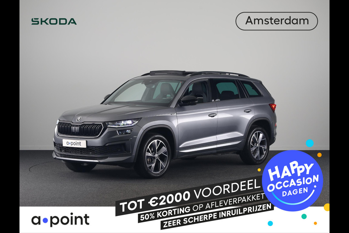 Škoda Kodiaq 1.5 TSI Sportline Business 7 persoons 150pk | Panoramadak | Trekhaak wegklapbaar | Parkeercamera | Navigatie | Elektrisch verstelbare voorstoelen met geheugen