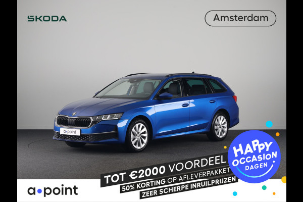 Škoda Octavia Combi FL First Edition 1.5 TSI 115 pk Navigatie | Cruise control adaptief | Advance pakket | Parkeercamera | All weather banden | Verwarmbare voorstoelen | Verlengde garantie