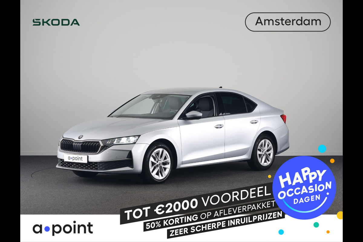 Škoda Octavia 1.5 TSI MHEV Business Edition Plus 115 pk Automaat | Verlengde garantie | Navigatie | Parkeersensoren | Achteruitrijcamera | Keyless | Adaptieve cruise control |