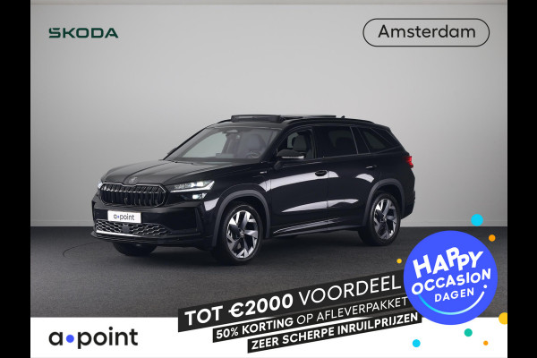Škoda Kodiaq 1.5 TSI PHEV 204pk Sportline Business 204pk | Panoramadak | Trekhaak | Elektrisch verstelbare voorstoel met geheugen | Verwarmbare voorstoelen en achterbank |  Verlengde garantie |