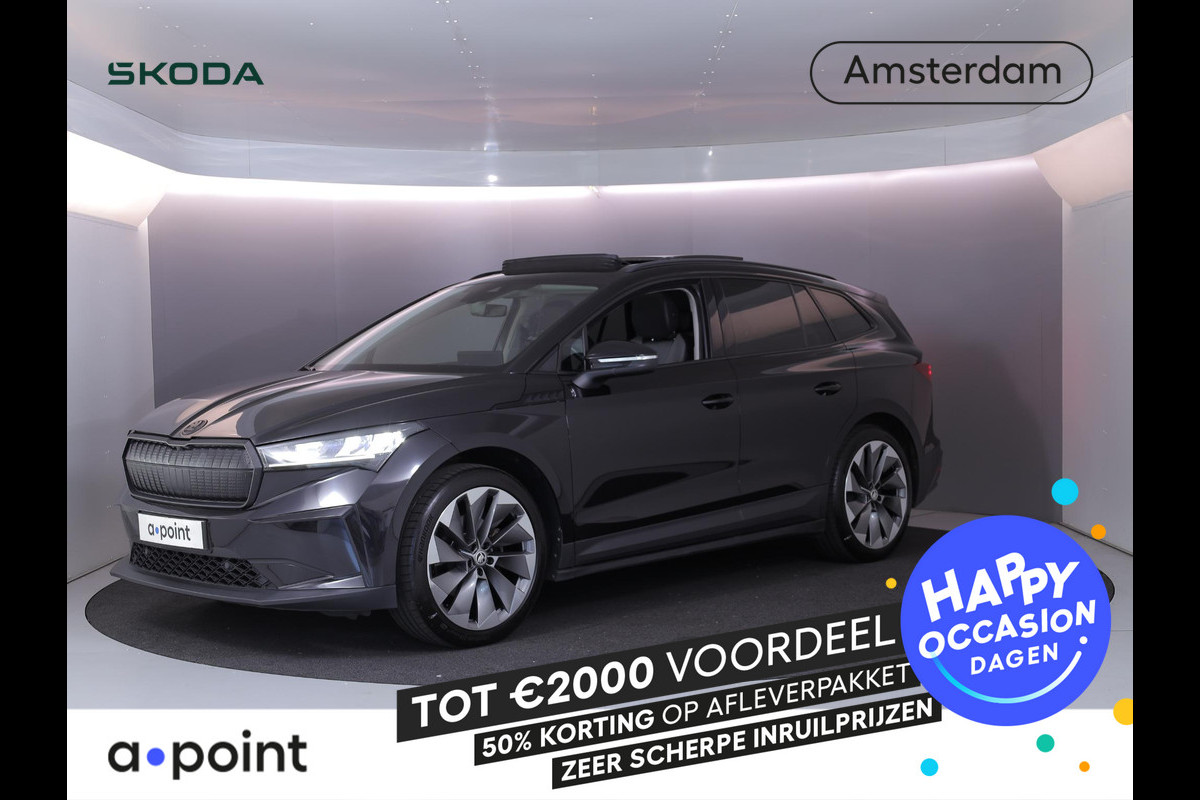 Škoda ENYAQ iV 60 180 pk | Navigatie | Warmtepomp | Panoramadak | Parkeersensoren achter | Climate pakket | Apple Carplay/Android Auto |