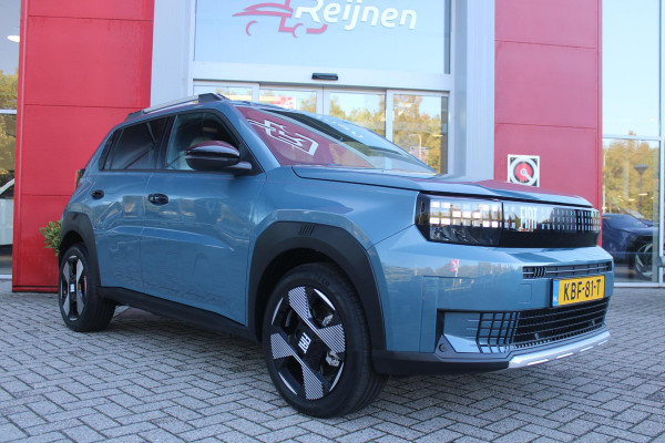 Fiat Grande Panda LA PRIMA 11 kW 44 kWh | WINTER PACK: (VERWARMBARE VOORSTOELEN, VERWARMBAAR STUURWIEL, VERWARMBARE VOORRUIT) | 17" LICHTMETALEN VELGEN "GLOSSY BLACK" | ELEKTRISCH INKLAPBARE BUITENSPIEGELS | MIDDENARMSTEUN VOOR | NAVIGATIE | DRAADLOZE TELEFOONLADER | ACHTERUITRIJ CAMERA MET DYNAMISCHE HULPLIJNEN | REGENSENSOR | CLIMATE CONTROL | DAB+ RADIO | DRAADLOZE APPLE CARPLAY/ANDROID AUTO |